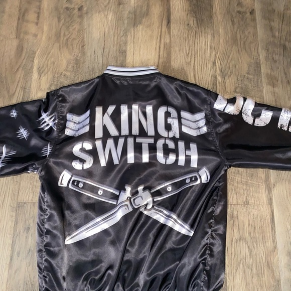 Njpw wwe wwf aew bullet club Jay White Switch blade jacket - Picture 5 of 5